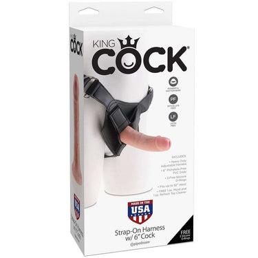 Imbracatura King Cock Strap-On Realistico e Sicuro per Piacere